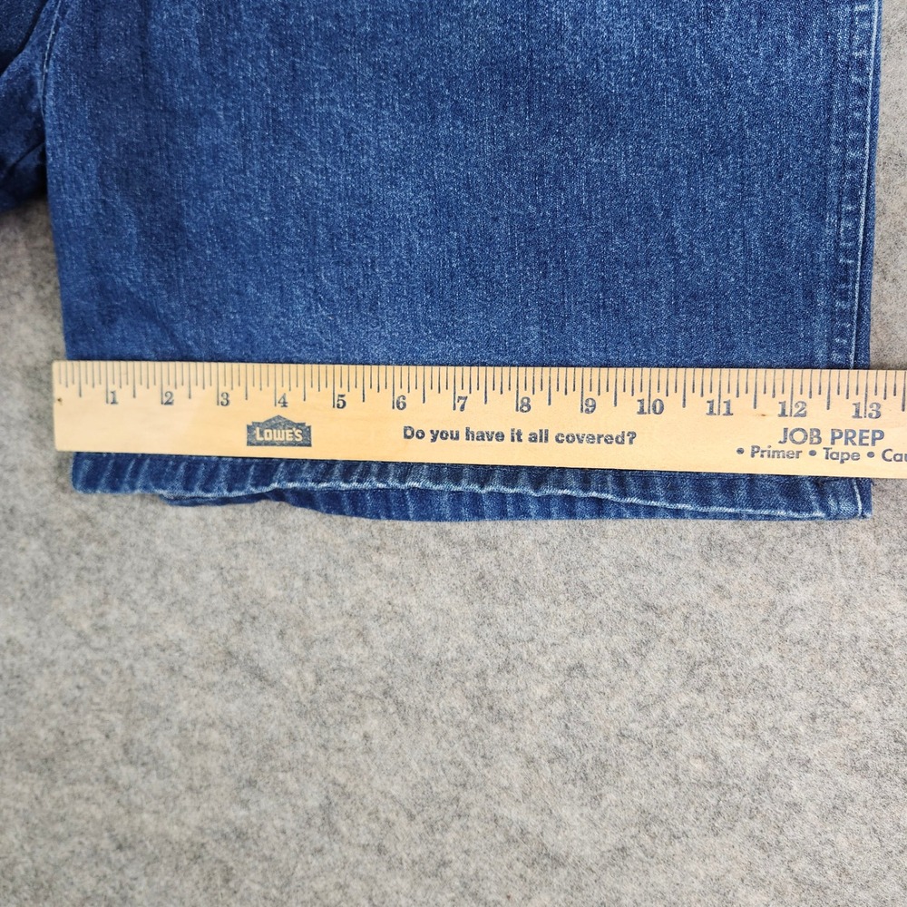 Cabela's Denim Utility Shorts Mens 40 Blue Carpenter Relaxed Elastic Waist ST130 - Picture 6 of 16